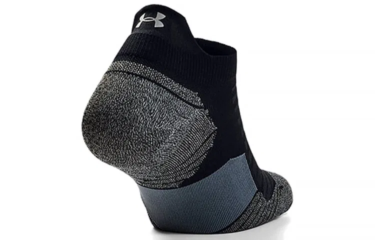 Детские носки-невидимки с 2 парами, модель Under Armour, Black/White — фото 4