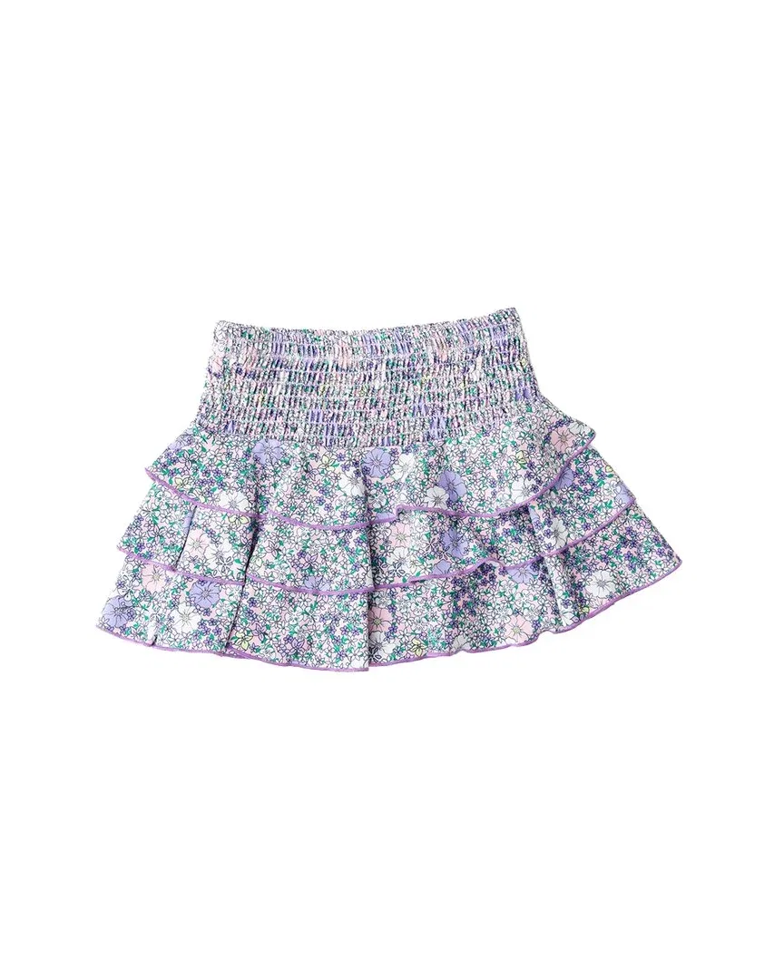 Детская юбка для девочек с оборками и защитой UPF 50+ Flower Power Shade Critters, фиолетовый