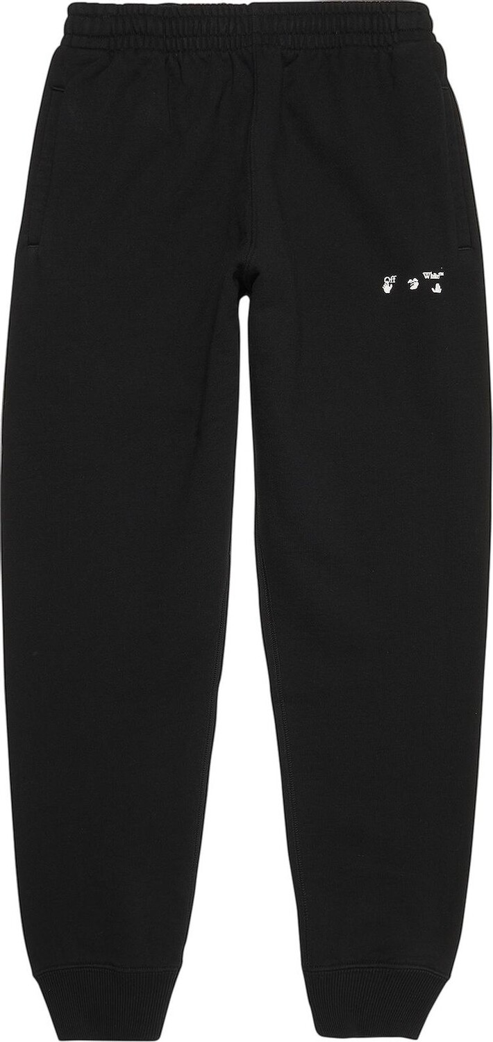 

Спортивные брюки Off-White OW Logo Slim Cuffed Sweatpant 'Black', черный