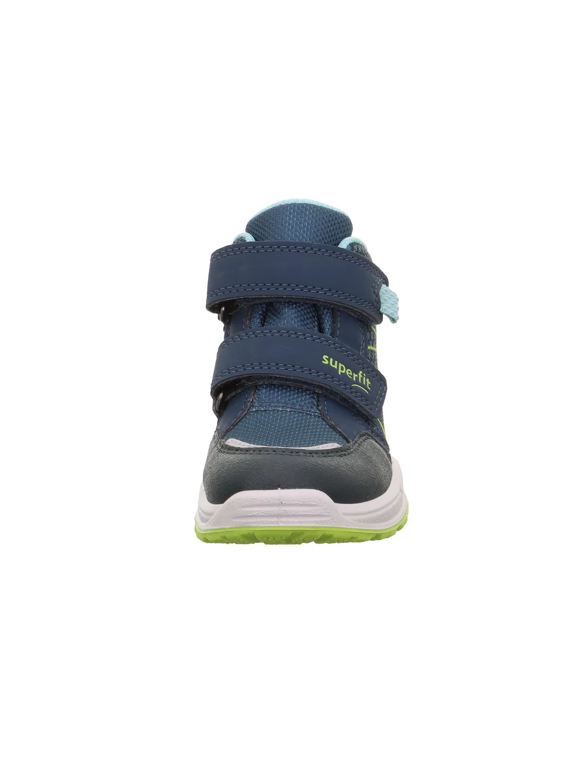 Детские кроссовки для мальчиков с мембраной Jupiter Leicht Gefütterte Gore-tex Superfit, Blue Light Green 8010 — фото 2