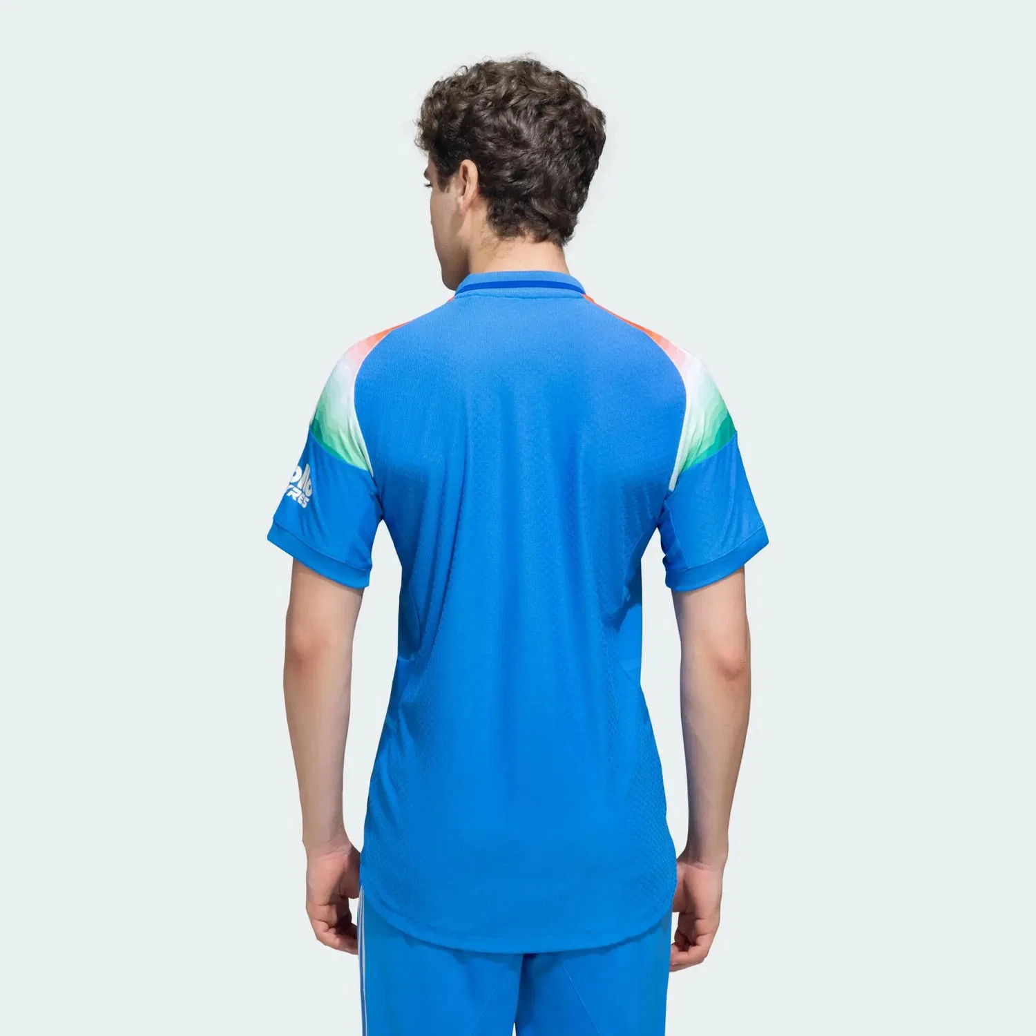 Мужская футболка с технологией Climacool India Cricket ODI Adidas, BLAU — фото 2