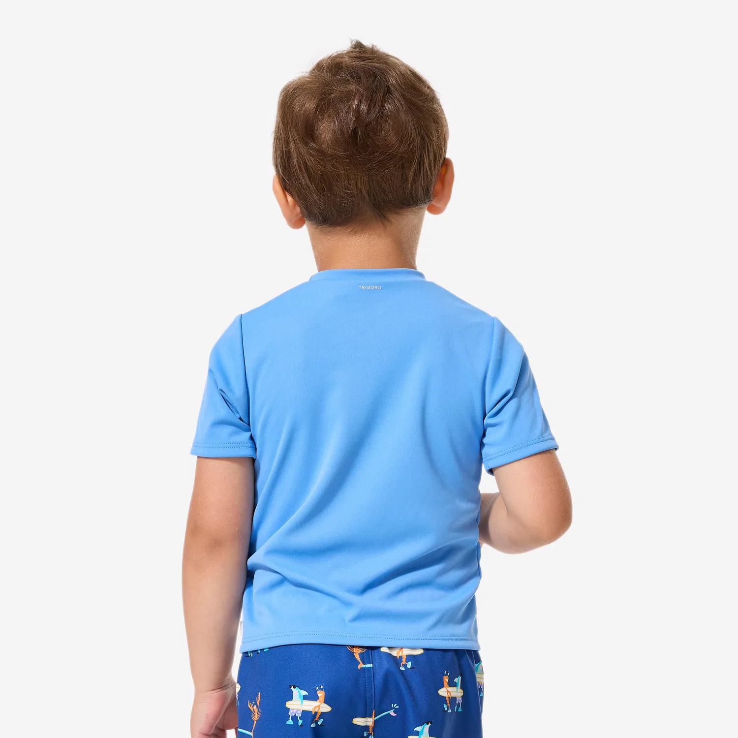 Детская футболка с UV-защитой UV-Shirt Baby kurzarm, Decathlon, Myosotisblau — фото 4