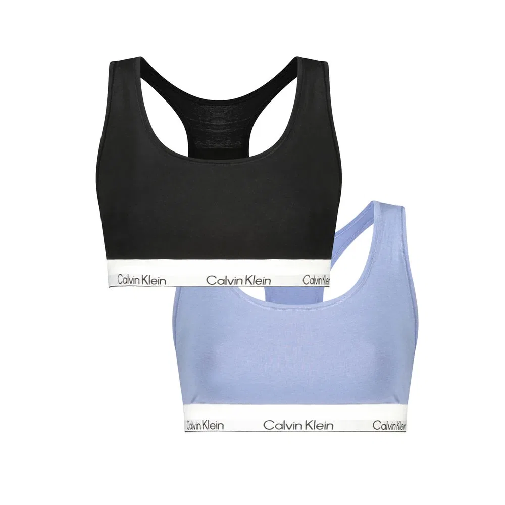 Женский комплект бралетт без косточек с эластичным поясом XS Calvin Klein, Blue