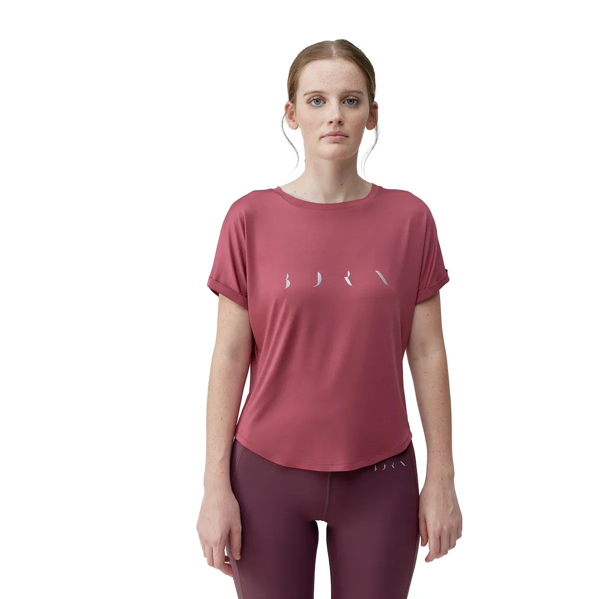 

Женская футболка Azami Born Living Yoga, цвет Magenta