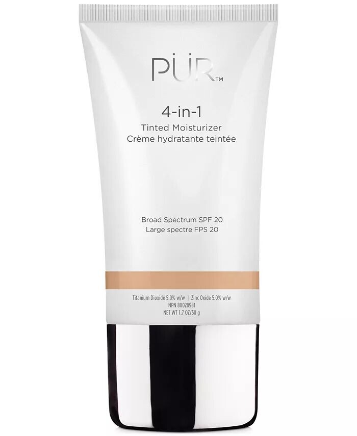 

Тональный увлажняющий крем 4-в-1 SPF 20 Pür, цвет Medium - medium w/ neutral undertones