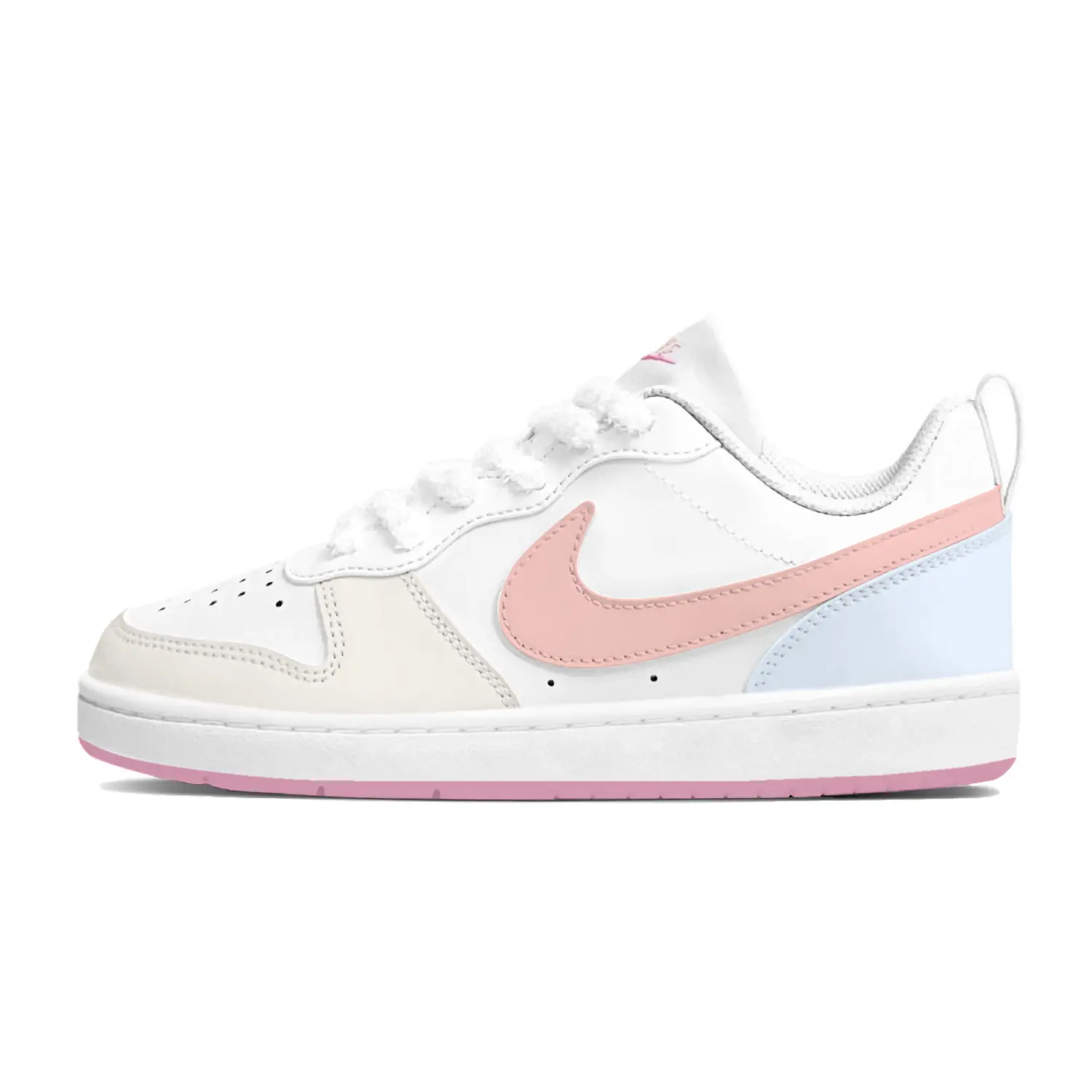 

Детские скейтерские кроссовки Court Borough для младших школьников Nike, желтый/синий/оранжевый