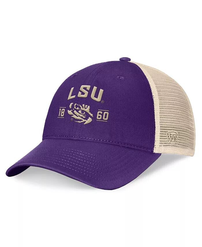 

Мужская фиолетовая регулируемая кепка LSU Tigers Heritage Waylon Trucker Top Of The World, фиолетовый