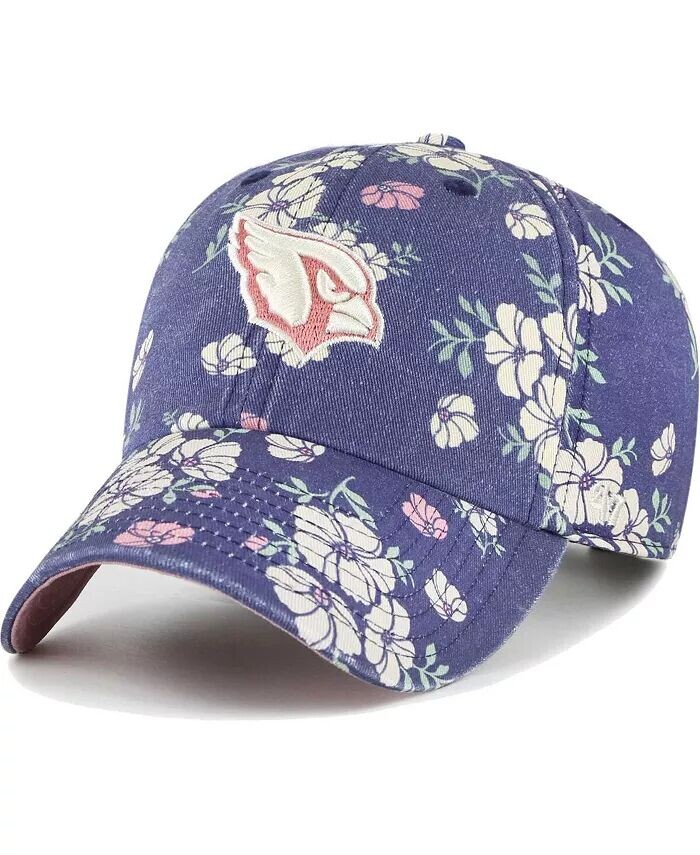 

Женская темно-синяя регулируемая шляпа Arizona Cardinals Primrose Clean Up '47 Brand, синий