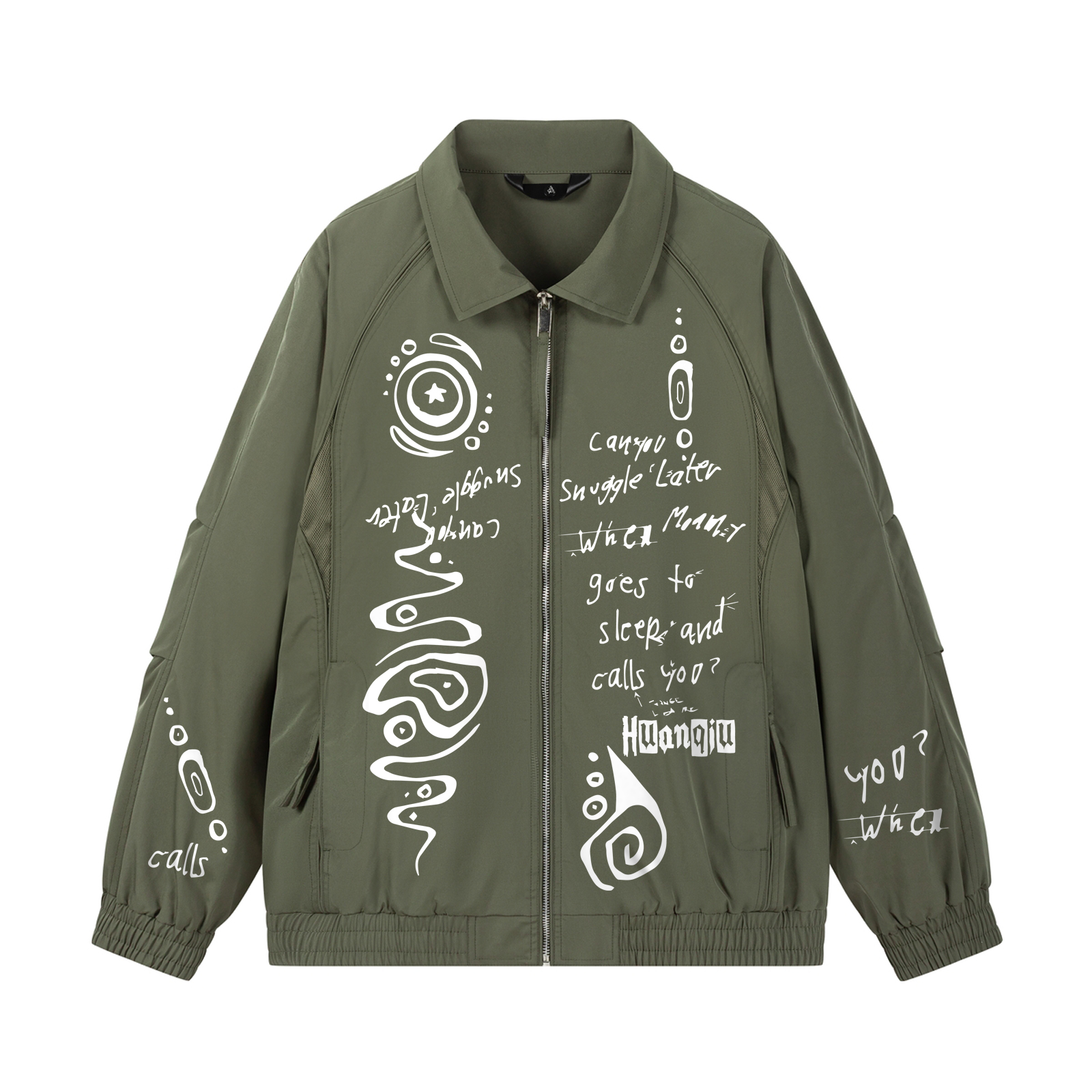 

Куртка Unisex Lapel Moderate HUANQIU, army зеленый