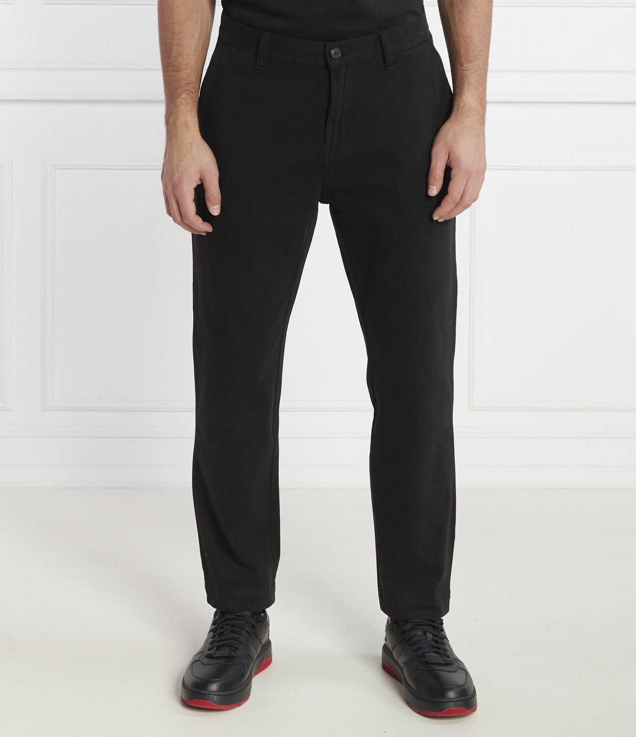 

Брюки HUGO Zeebo233D Regular Fit, черный