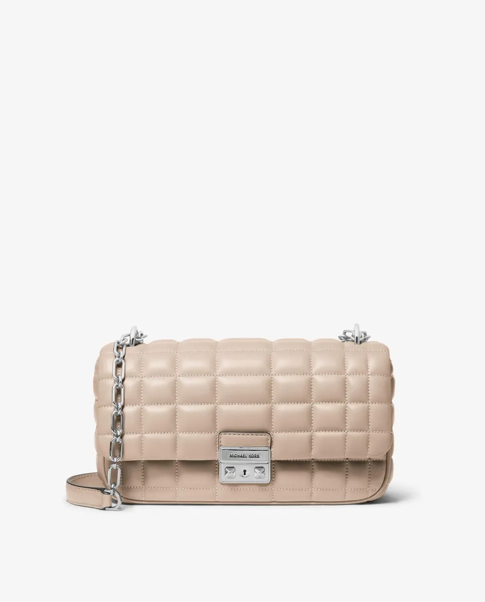

Сумка через плечо из стеганой кожи Tribeca Michael Michael Kors, цвет Nude