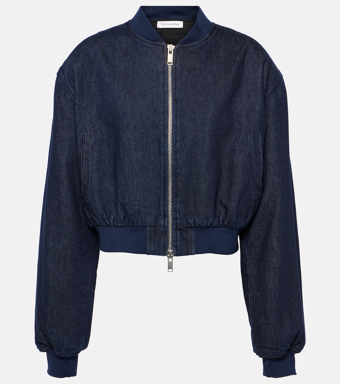 

Укороченная джинсовая куртка-бомбер Micky The Frankie Shop, Raw Wash