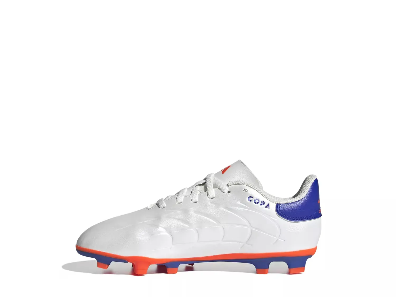 Бутсы футбольные Copa Pure 2 Club - детские Adidas, White/Blue — фото 2