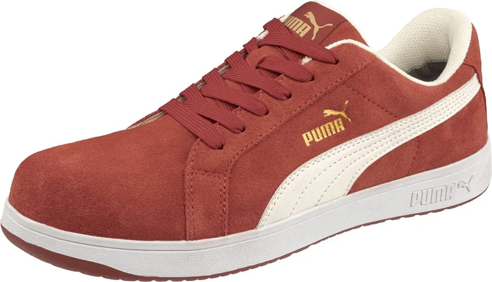 Мужские кроссовки Puma Iconic Suede Low Eh, красный — фото 4