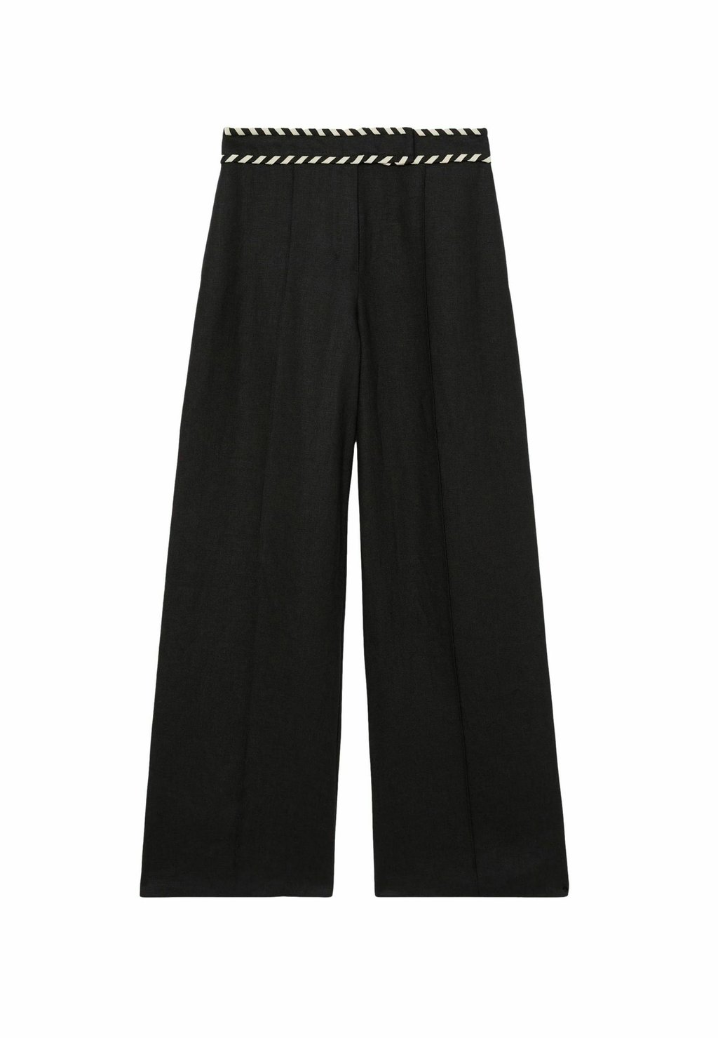 

Брюки WIDE-LEG WHIPSTITCH Reiss, черный