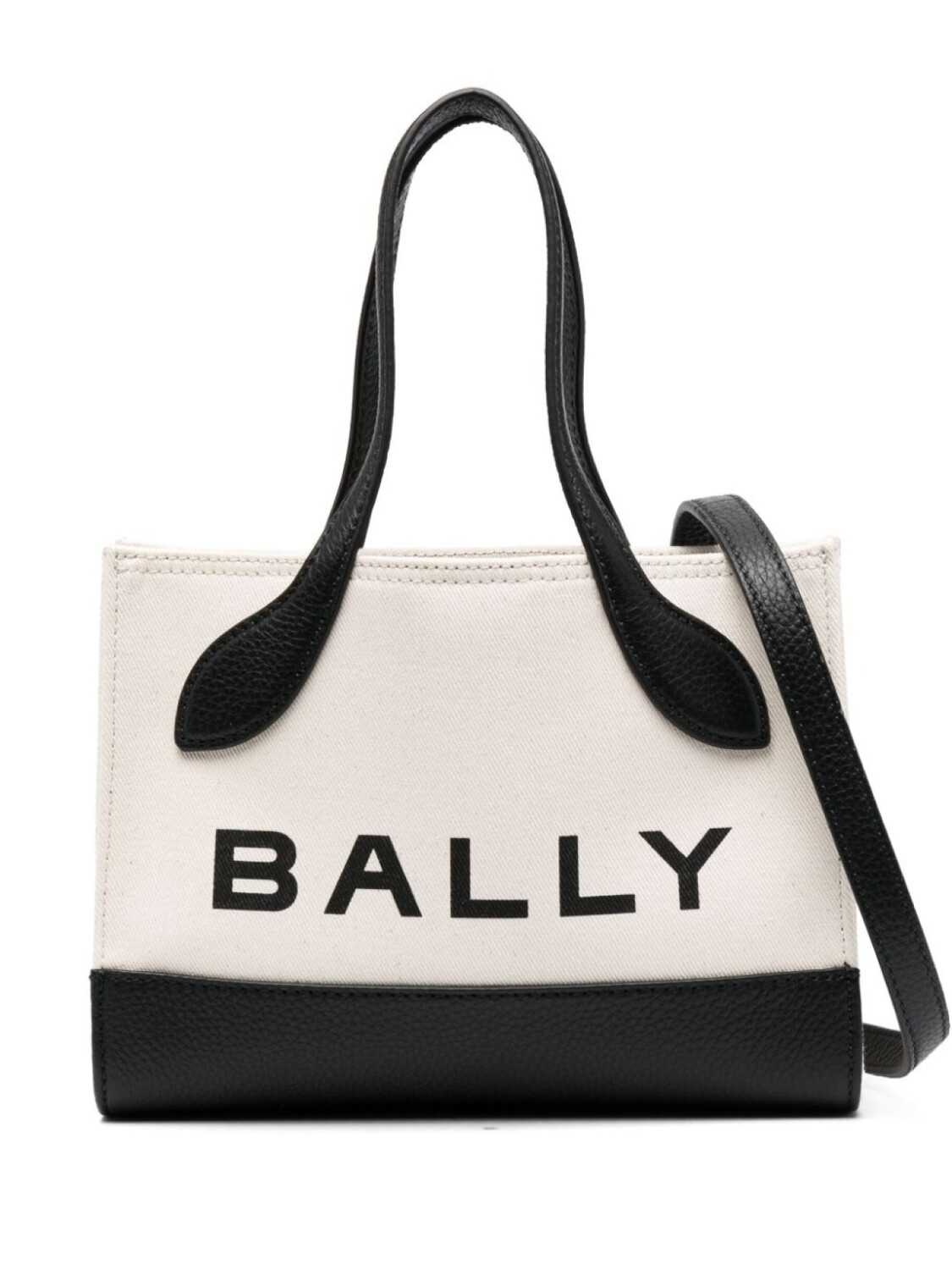 

Bally сумка в стиле колор-блок с логотипом, нейтральный цвет