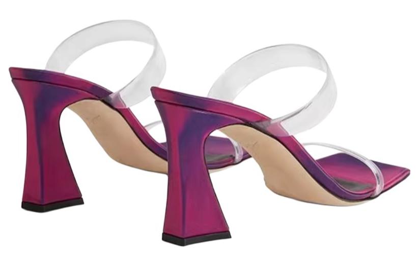 85 мм Faminia Plexi Сандалии Женские Giuseppe Zanotti, Фиолетовые — фото 4