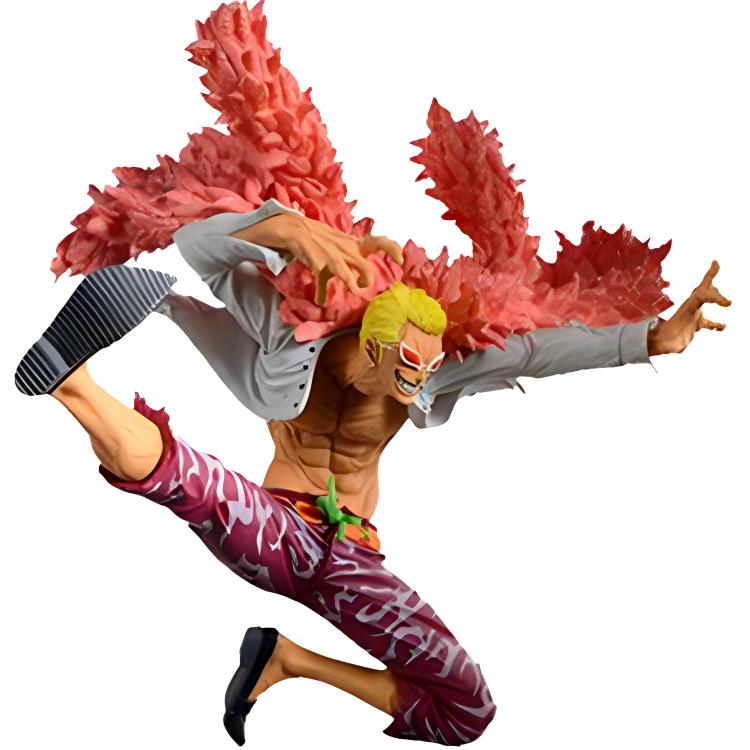 

Don Quixote Doflamingo стеклянная фабрика, One Piece, верхняя часть, нарядная 10см BANPRESTO