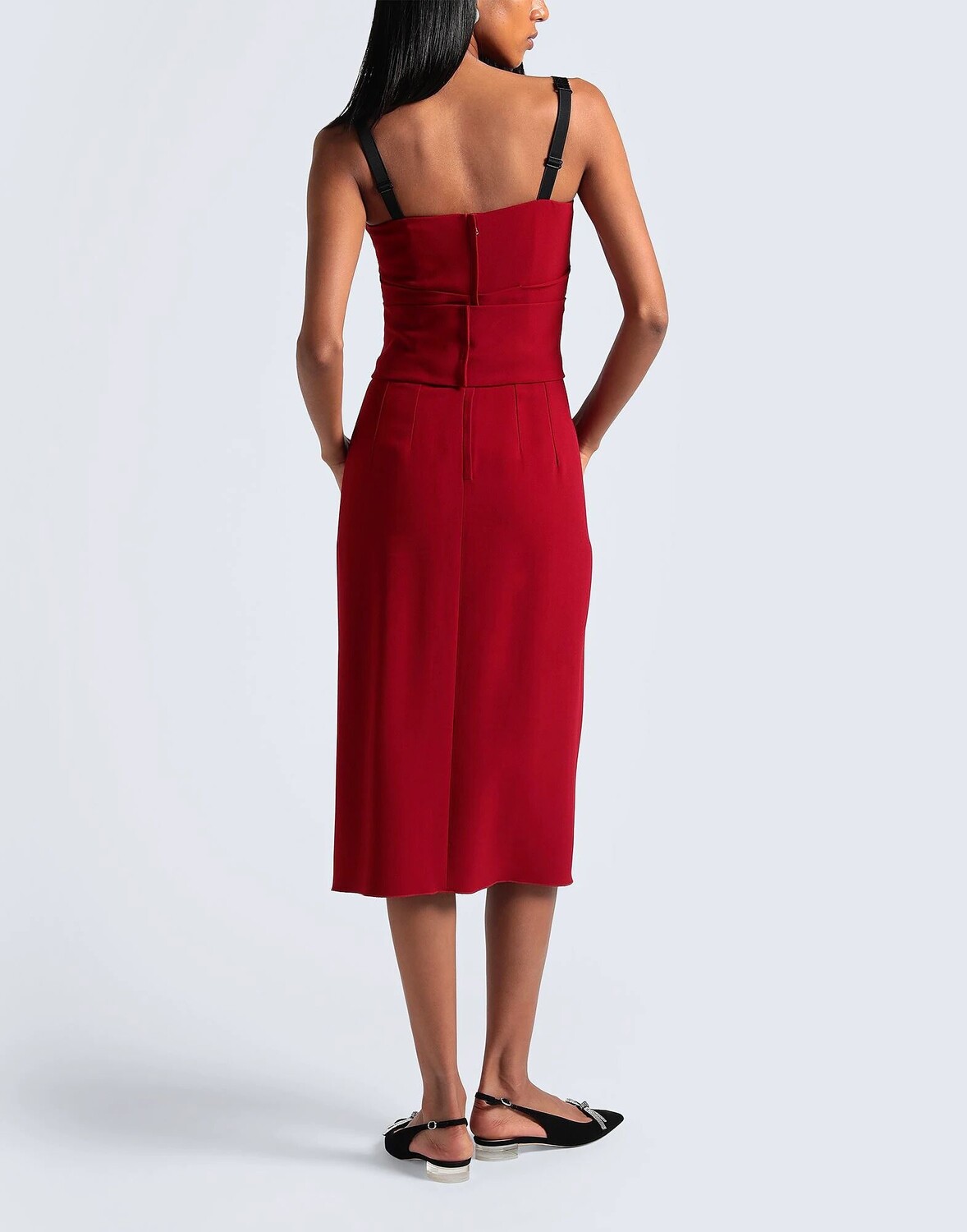 Платье Dolce&Gabbana, гранат — фото 3