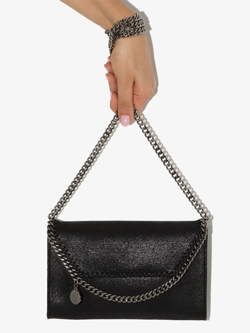 Сумка через плечо Falabella с цепочкой STELLA MCCARTNEY, черный — фото 4