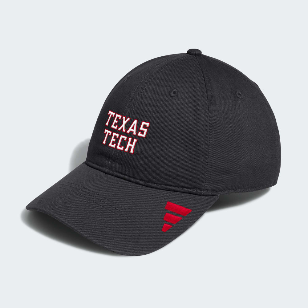 

Бейсболка Adidas Texas Tech Slouch Adjustable Hat, цвет Black/Grey Six/Multi/Ncaa-Txt-766