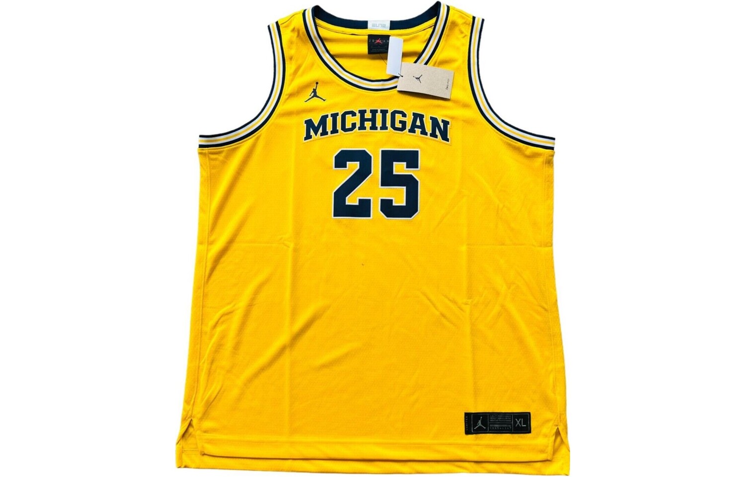 

Баскетбольная майка мужская желтая Nike, желтый