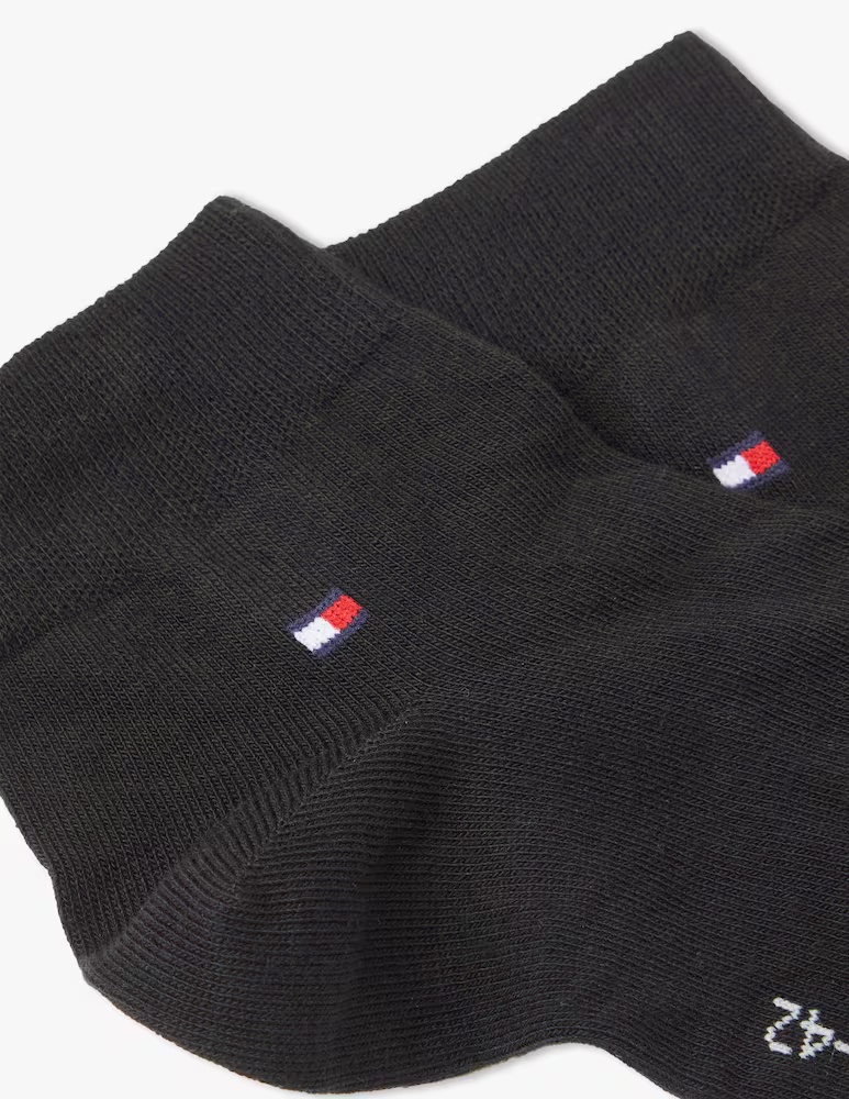 Носки четверть 2р Tommy Hilfiger, черный — фото 2