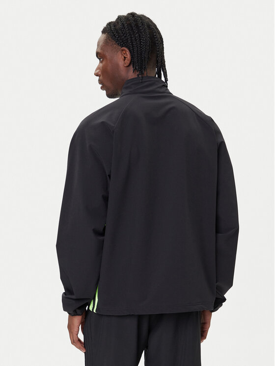Свитшот loose fit adicolor Woven Drill JW5957 Adidas, черный — фото 3