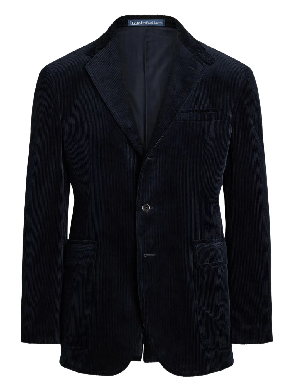 

Однобортное вельветовое пальто 8 wale Polo Ralph Lauren, синий