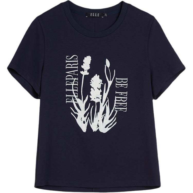 

Футболка Women's Crew Neck Moderate Straight Fit ELLE, темно-синий