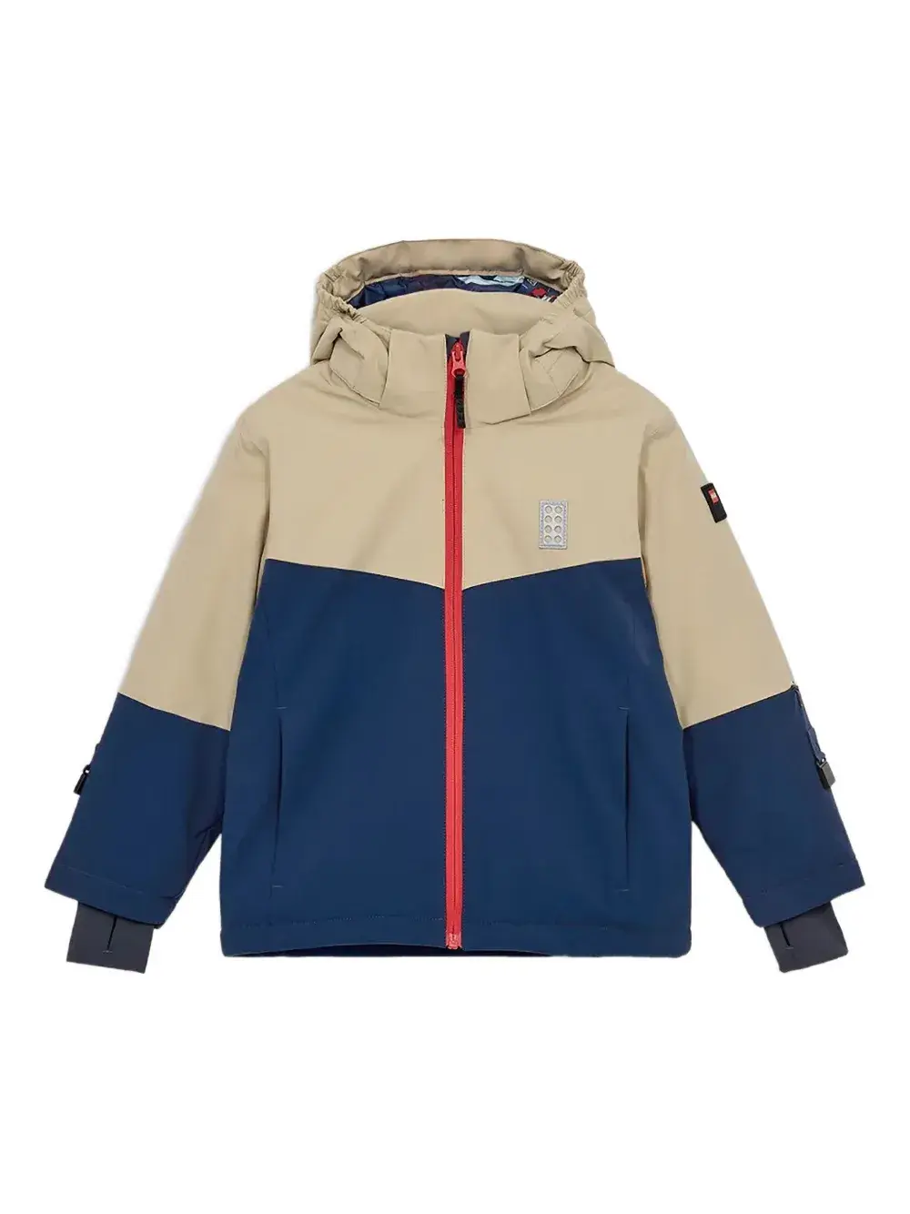 

Куртка с капюшоном и цветными блоками Lego, нейтральный