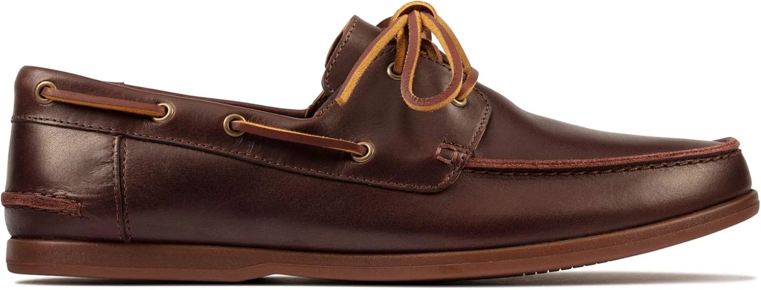 Мужские парусные туфли Clarks Pickwell Sail, Brown British Tan Lea — фото 2