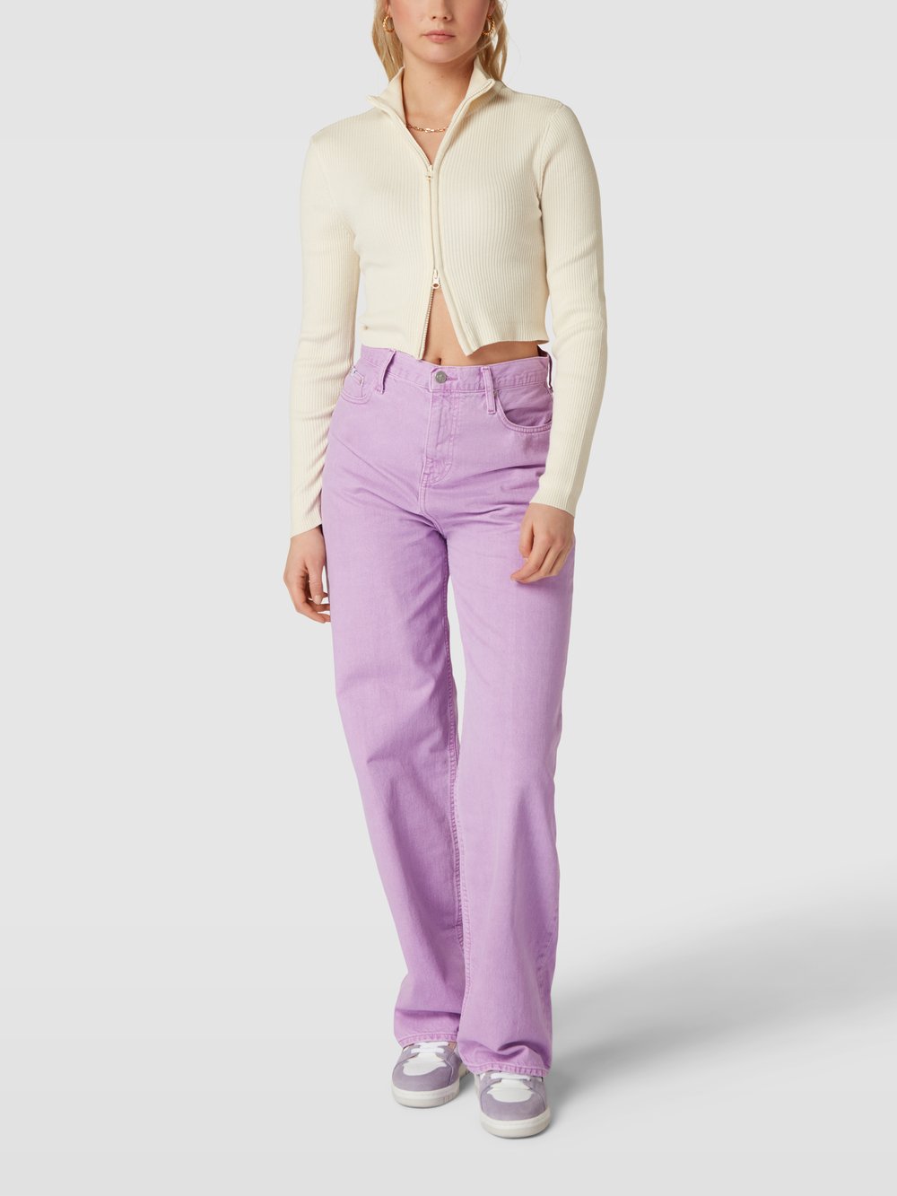 

Джинсы с нашивкой-лейблом Calvin Klein Jeans, фиолетовый