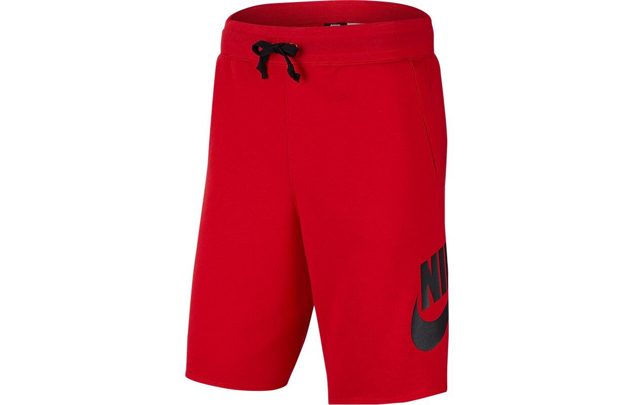 

Повседневные шорты мужские красные Nike, красный