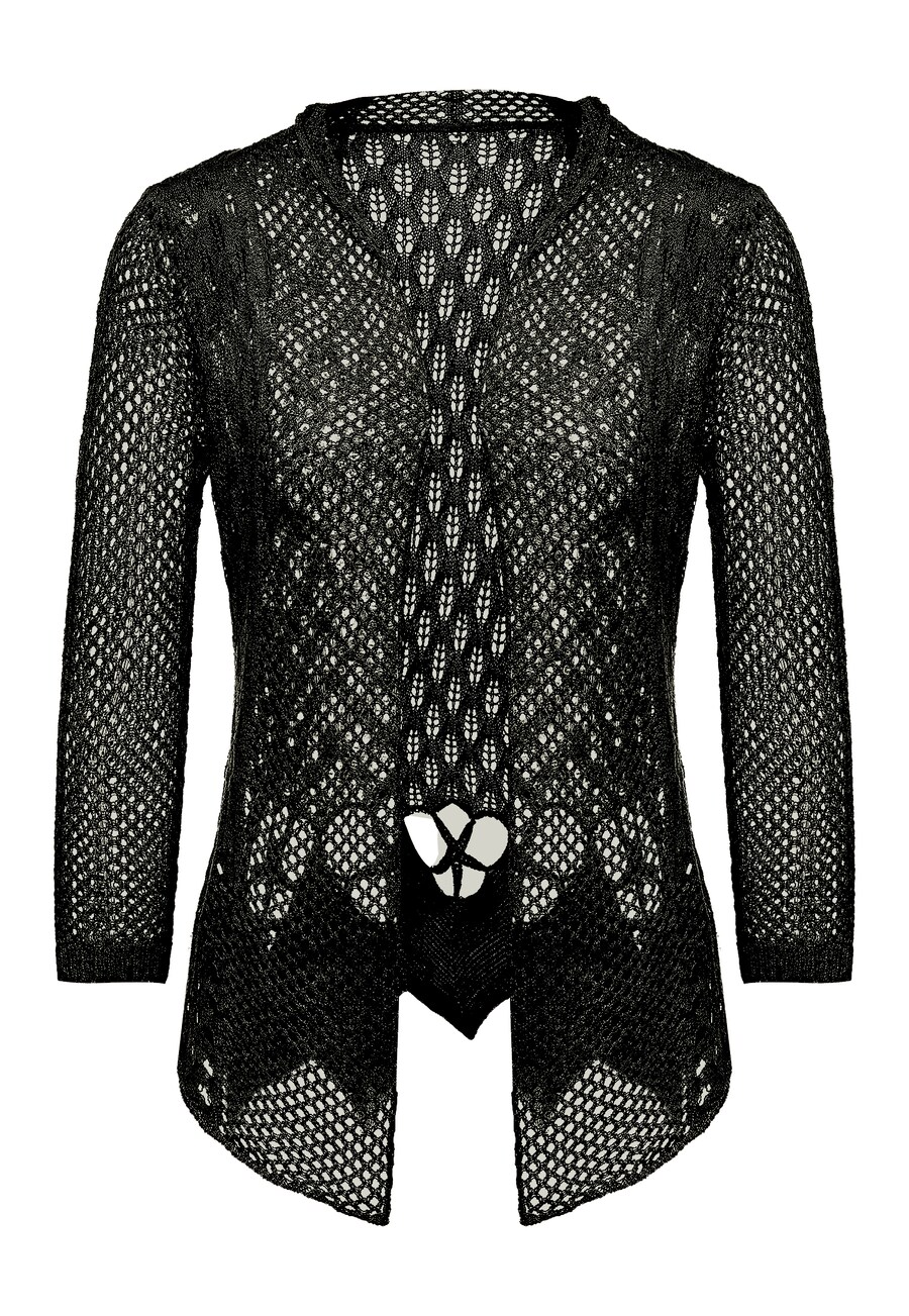 

Вязаный кардиган isha Knit Cardigan, черный