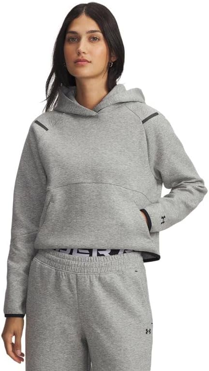 

Under Armour женская толстовка Unstoppable Fleece - отводящая влагу, Mod Grayblack