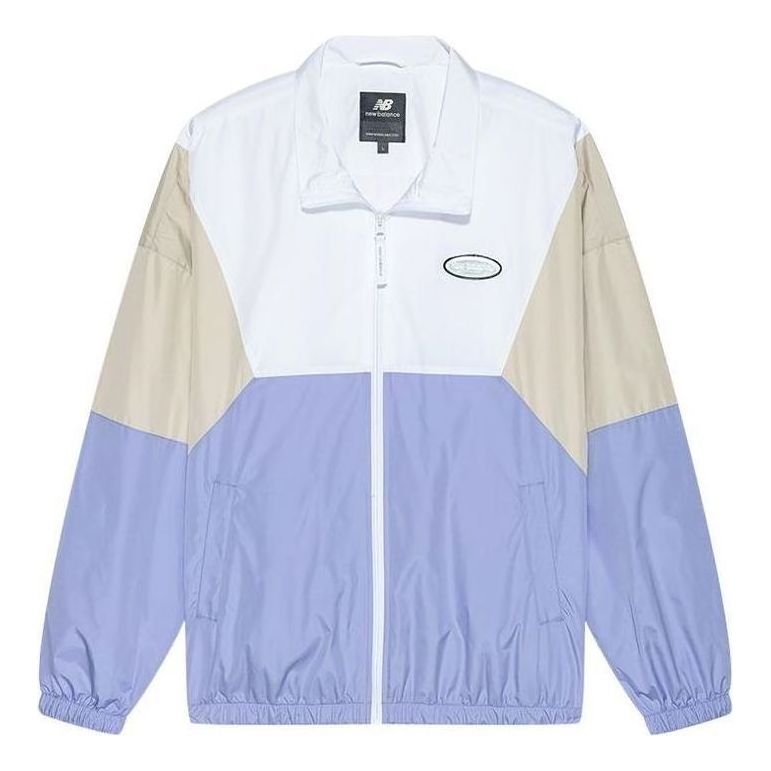 

Куртка New Balance Sport Woven Jacket 'White Purple Beige', белый