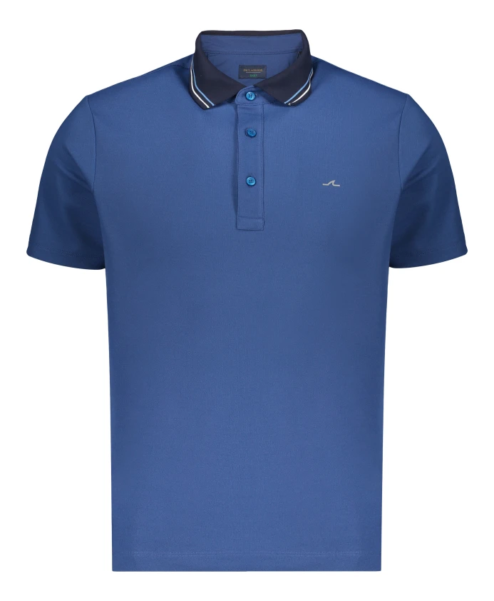 

Футболка-Поло с логотипом, полиэстер Paul & Shark, синий