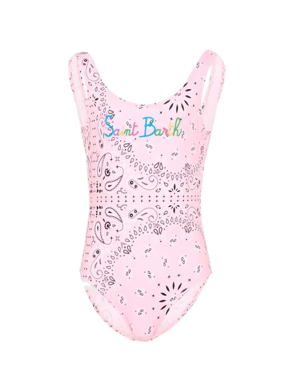 Купальник с узором пейсли MC2 Saint Barth Kids, розовый