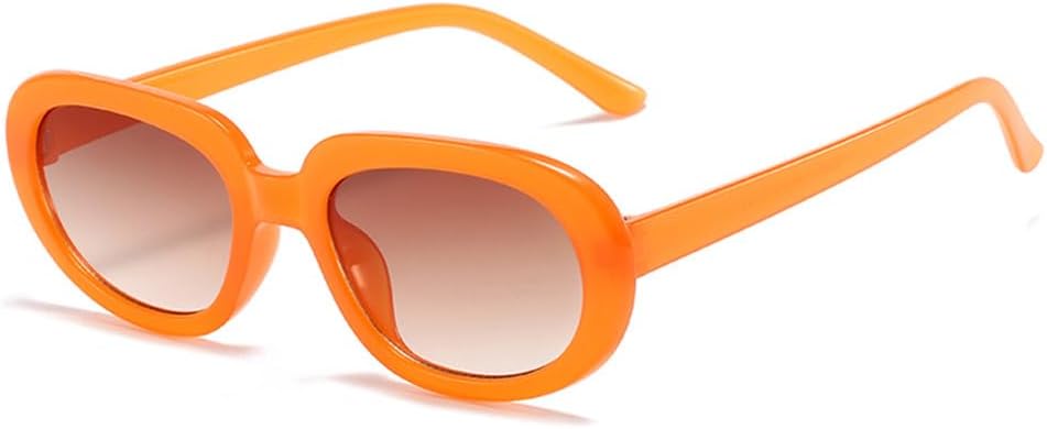 

Винтажные овальные солнцезащитные очки для женщин, маленькие овальные солнцезащитные очки в стиле ретро, ​​черные с красными линзами, женские защитные очки UV400 LOVQZAOF, Hd5