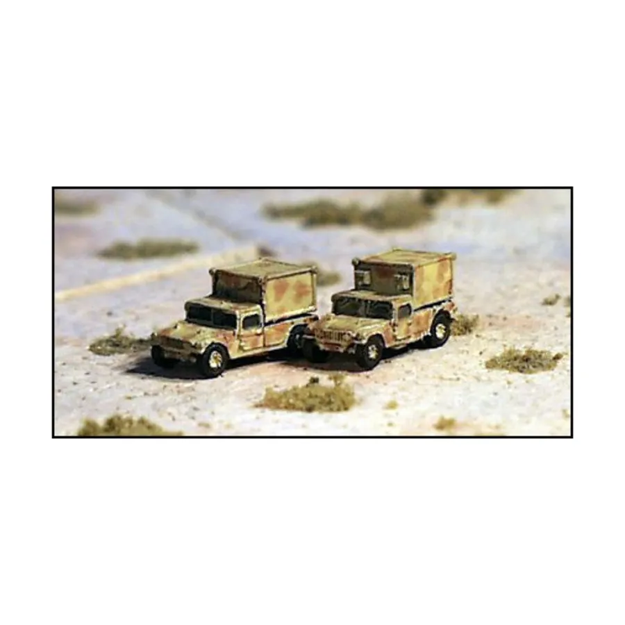 

M1037 HMMWV S250/S250E, Modern Micro Armour - United States - Softskins (1:285)