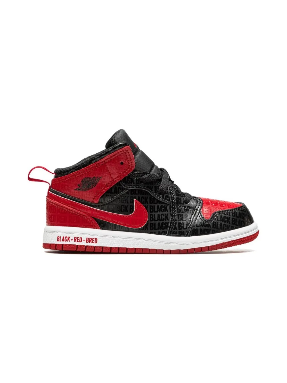 Кроссовки Jordan 1 Mid SS, черный — фото 3