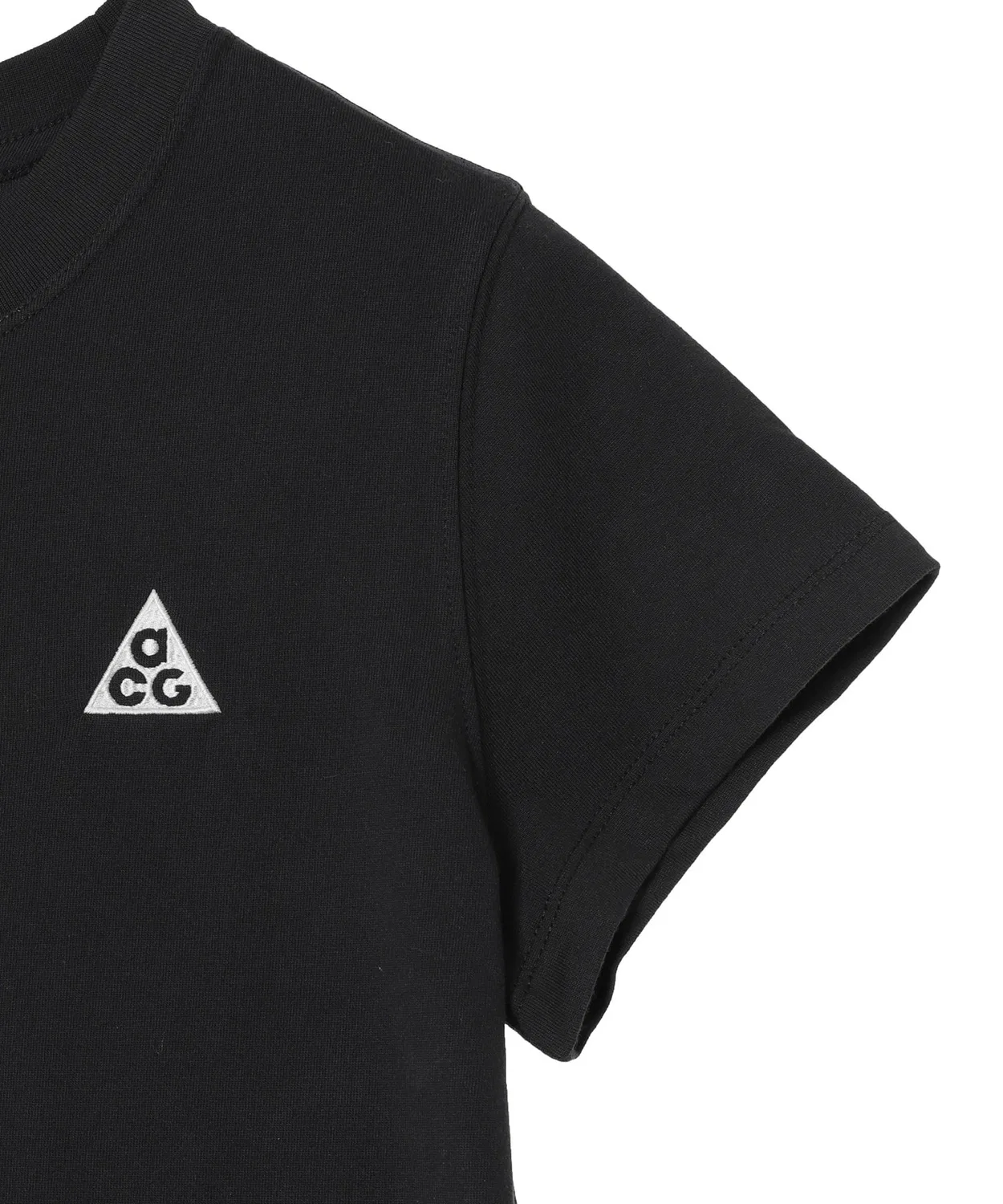 Женская футболка с коротким рукавом NIKE ACG DF Fitted Tri S, Black — фото 4