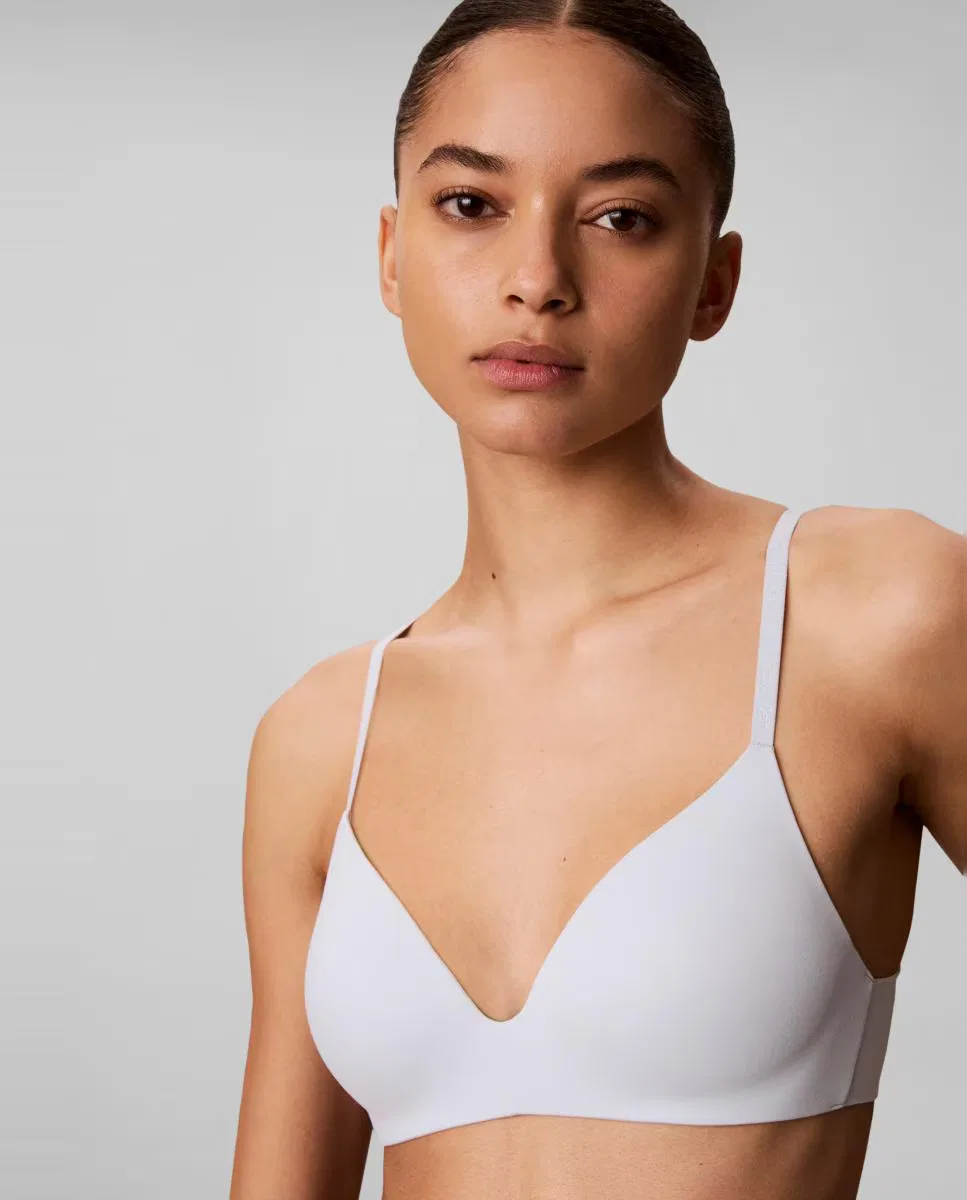 Женский бюстгальтер с косточками, Calvin Klein, голубой — фото 3