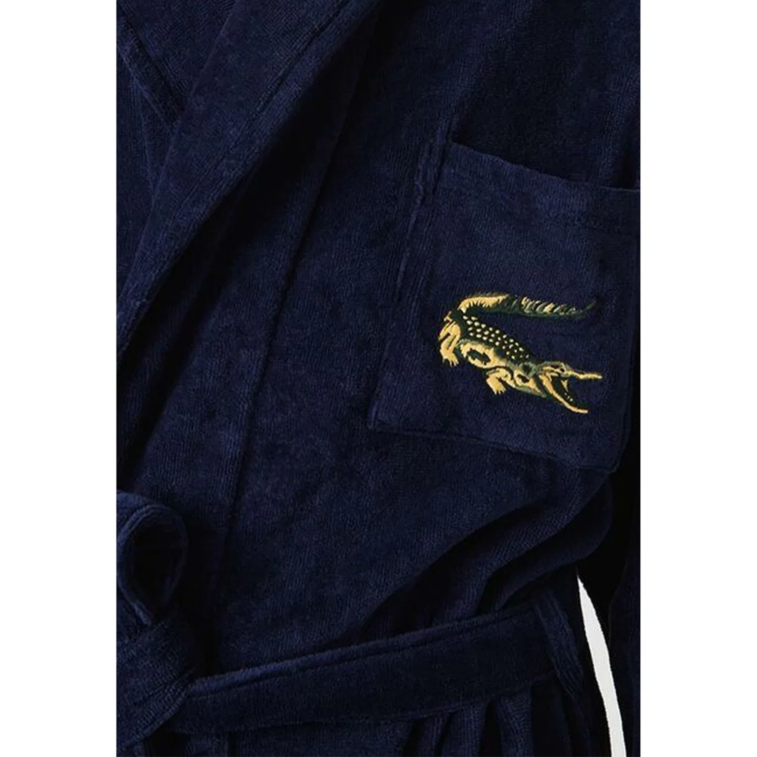 Халат Lacoste RENE с капюшоном, Navy Blue — фото 4