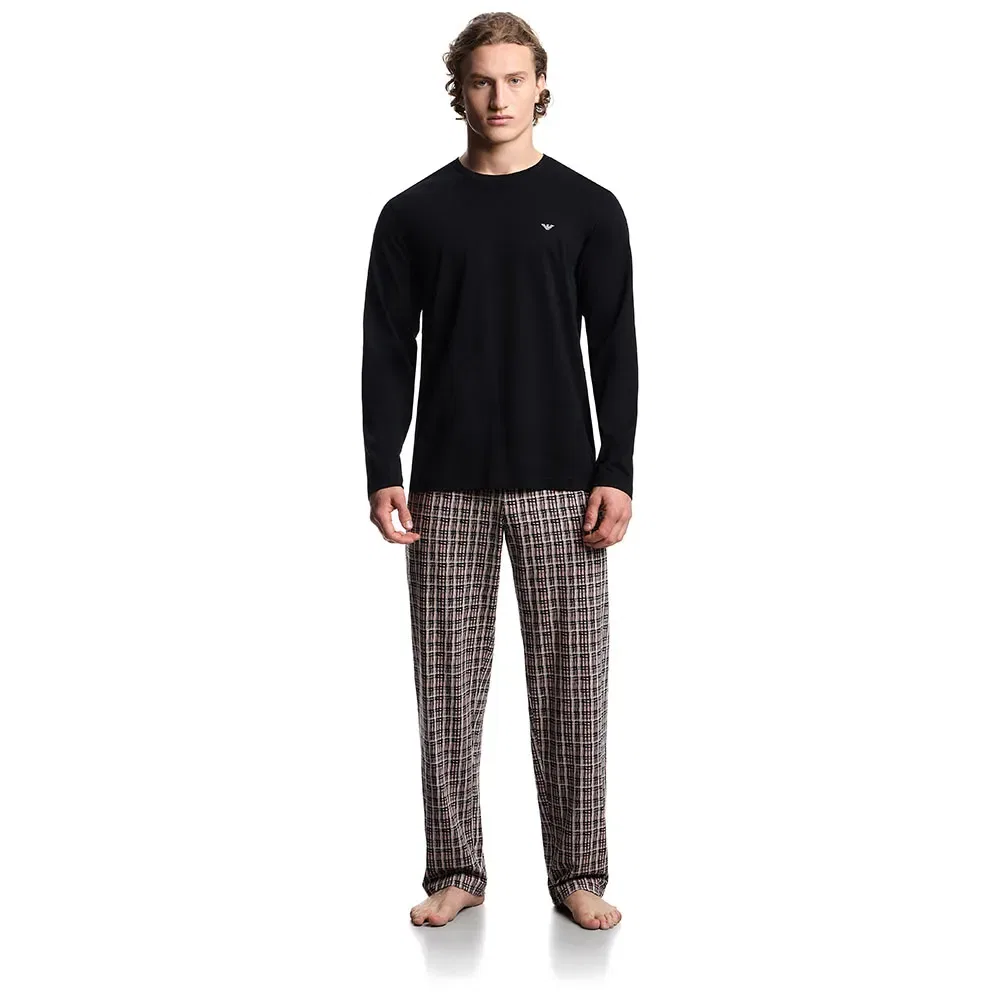 Мужская пижама с принтом Emporio armani, Black