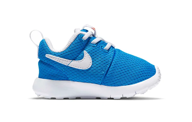 Детские кроссовки для малышей с длинным рукавом Roshe One Nike, White Blue — фото 3