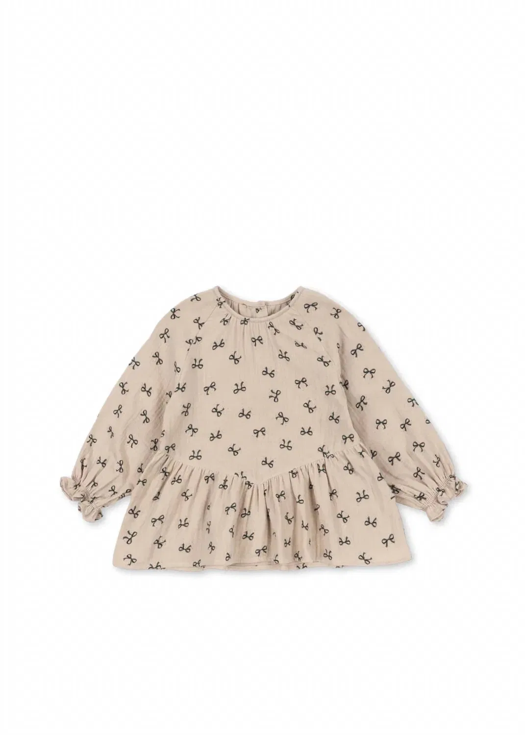 Детская блузка для девочек с принтом Coco Blouse Konges Sløjd, Bows — фото 2