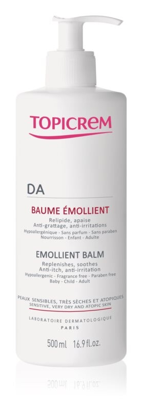 

Ухаживающий бальзам для тела для сухой и атопичной кожи Topicrem AD Emollient Balm