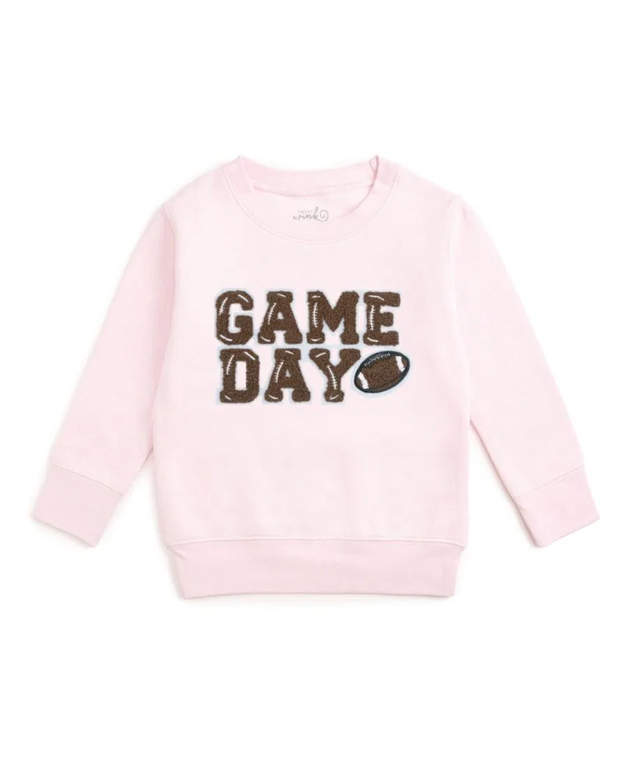 Детский свитшот Game Day Patch Sweet Wink, Ballet Pink